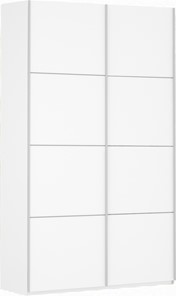 Шкаф 2-дверный Прайм (ДСП/ДСП) 1200x570x2300, белый снег в Иваново