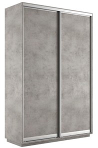 Шкаф двухдверный Экспресс (ДСП) 1400х450х2200, бетон в Иваново
