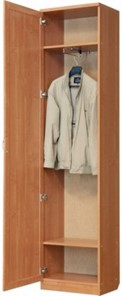 Распашной шкаф 107 с выдвижной штангой, цвет Дуб Сонома в Иваново - предосмотр 1