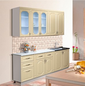 Модульный кухонный гарнитур Классика 2000, цвет Дуб беленый в Иваново