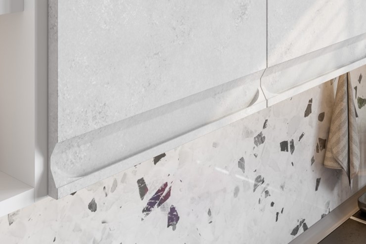 Угловой гарнитур Вельвет, бетон графит/бетон снежный в Иваново - изображение 5