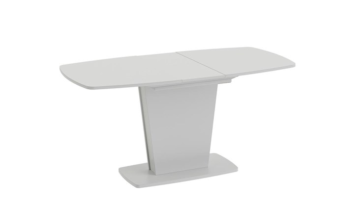 Кухонный раздвижной стол Честер тип 2, цвет Белый/Стекло белый глянец в Иваново - изображение 1