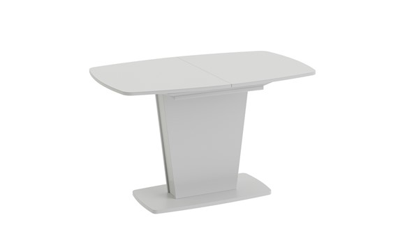 Кухонный раздвижной стол Честер тип 2, цвет Белый/Стекло белый глянец в Иваново - изображение