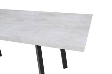 Кухонный стол раздвижной Робин, опоры прямые, цемент светлый в Иваново - предосмотр 3