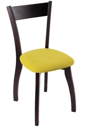 Обеденный стул Лугано каркас массив венге, велюр - мазерати олива в Иваново - изображение
