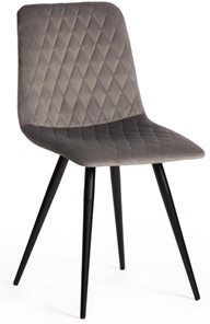 Обеденный стул CHILLY X (mod.7096) 45х53х88 серый barkhat 26/черный арт.15552 в Иваново