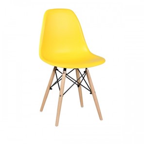 Дизайнерский стул EAMES DSW WX-503 PP-пластик желтый в Иваново