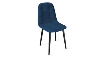 Обеденный стул Райс К1С (Черный муар/Велюр Confetti Blue) в Иваново