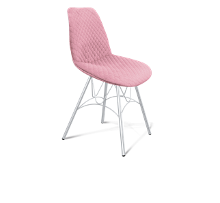 Обеденный стул SHT-ST29-С22 / SHT-S100 (розовый зефир/хром лак) в Иваново