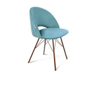 Обеденный стул SHT-ST34-1 / SHT-S37 (голубая пастель/медный металлик) в Иваново