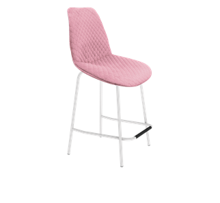 Полубарный стул SHT-ST29-С22 / SHT-S29P-1 (розовый зефир/белый муар) в Иваново