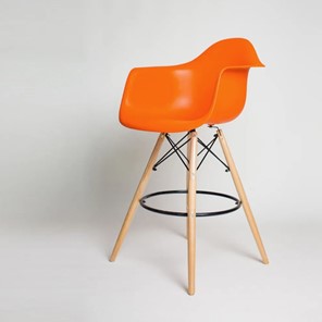 Барный стул DSL 330 Wood bar (оранжевый) в Иваново