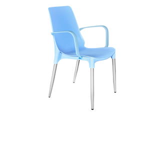 Обеденный стул SHT-ST76/S424-С (голубой/хром лак) в Иваново