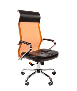 Офисное кресло CHAIRMAN 700 сетка, цвет оранжевый в Иваново