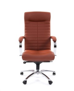 Кресло CHAIRMAN 480 Экокожа Terra 111 (коричневая) в Иваново - предосмотр 1