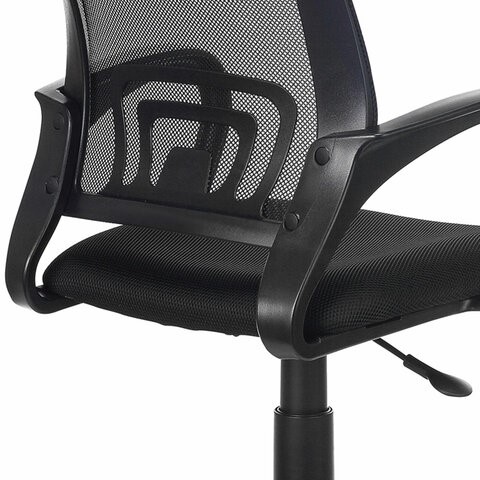 Офисное кресло Brabix Fly MG-396 (с подлокотниками, сетка, черное) 532083 в Иваново - изображение 5