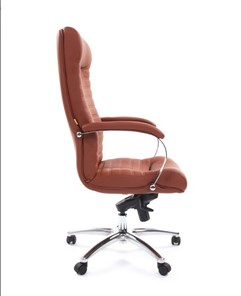 Кресло CHAIRMAN 480 Экокожа Terra 111 (коричневая) в Иваново - предосмотр 2