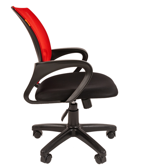 Офисное кресло CHAIRMAN 696 black Сетчатый акрил DW69 красный в Иваново - изображение 1