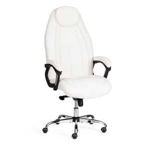 Компьютерное кресло BOSS Lux, кож/зам, белый, арт.21152 в Иваново