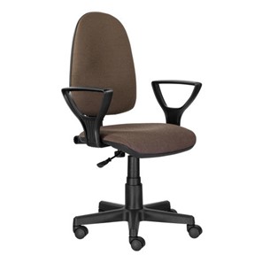 Кресло офисное Brabix Prestige Ergo MG-311 (регулируемая эргономичная спинка, ткань, коричневое) 531875 в Иваново