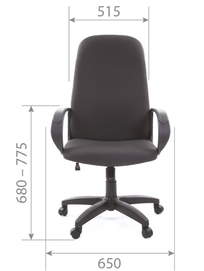 Кресло CHAIRMAN 279 JP15-1 черно-серый в Иваново - изображение 4