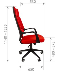 Кресло компьютерное CHAIRMAN 525, серое в Иваново - предосмотр 2