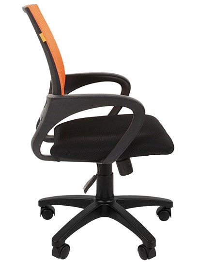 Кресло CHAIRMAN 696 black Сетчатый акрил DW66 оранжевый в Иваново - изображение 5