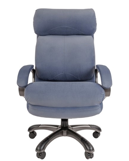 Офисное кресло CHAIRMAN HOME 505, велюр голубое в Иваново - изображение 3