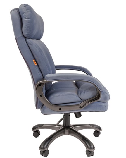 Офисное кресло CHAIRMAN HOME 505, велюр голубое в Иваново - изображение 4