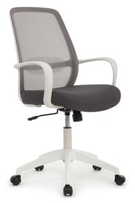 Офисное кресло Design W-207, Белый пластик/серая сетка в Иваново