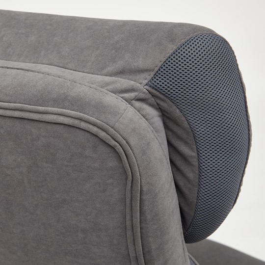 Кресло компьютерное DUKE флок/ткань, серый/серый, 29/TW-12 арт.14039 в Иваново - изображение 16