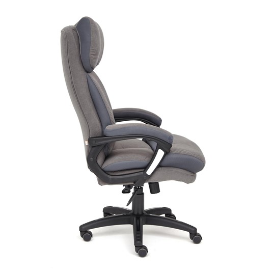 Кресло компьютерное DUKE флок/ткань, серый/серый, 29/TW-12 арт.14039 в Иваново - изображение 5