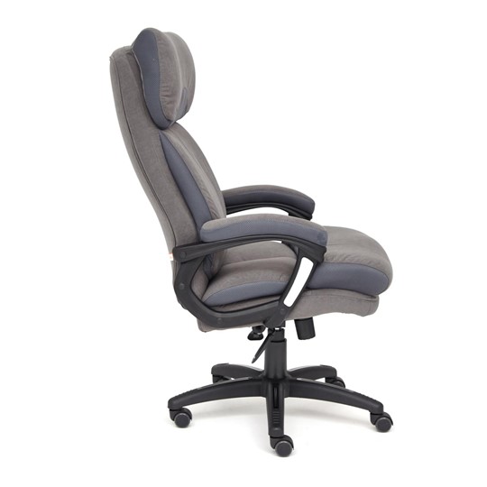 Кресло компьютерное DUKE флок/ткань, серый/серый, 29/TW-12 арт.14039 в Иваново - изображение 6