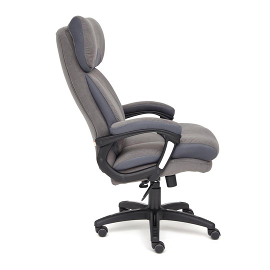 Кресло компьютерное DUKE флок/ткань, серый/серый, 29/TW-12 арт.14039 в Иваново - изображение 7