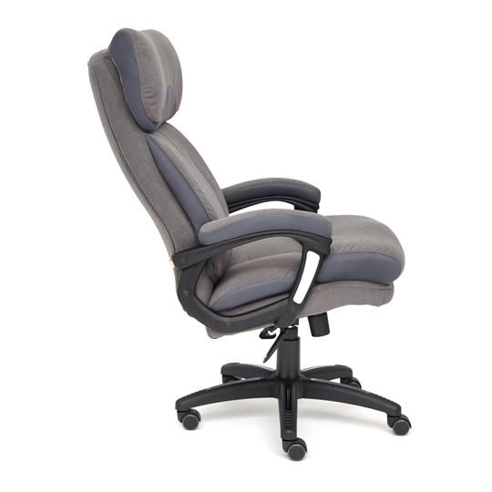 Кресло компьютерное DUKE флок/ткань, серый/серый, 29/TW-12 арт.14039 в Иваново - изображение 8
