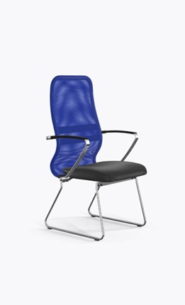 Кресло офисное Ergolife Sit 8 B2-9K - X1+Extra (Синий-Черный) в Иваново - изображение