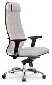 Кресло офисное Мetta L 1m 40M/2D Infinity Easy Clean (MPES) мультиблок, нижняя часть 17838 белый в Иваново - предосмотр 1