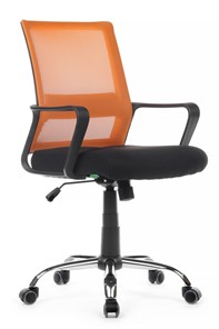 Кресло офисное RCH 1029MB, черный/оранжевый в Иваново