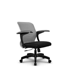 Кресло SU-M-4/подл.160/осн.001, Светло-серый/Черный в Иваново