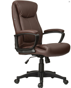 Кресло офисное BRABIX "Enter EX-511", экокожа, коричневое, 531163 в Иваново