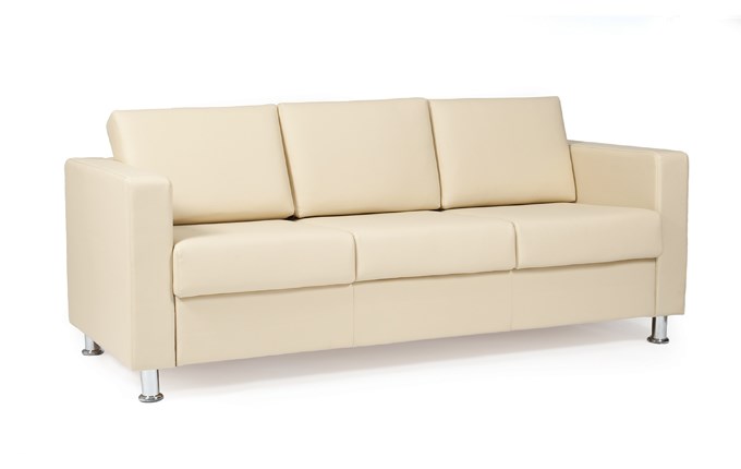 Прямой диван Симпл трехместный, экокожа в Иваново - изображение 1