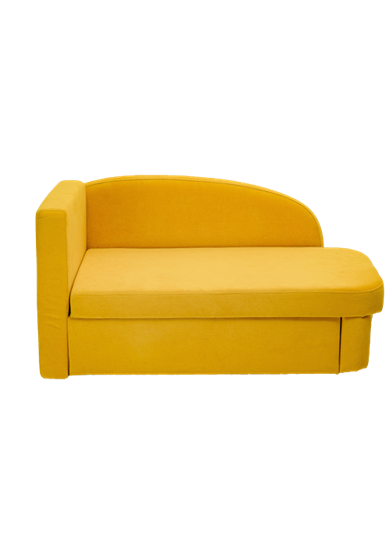 Диван-кровать левая Тедди желтый в Иваново - изображение 1