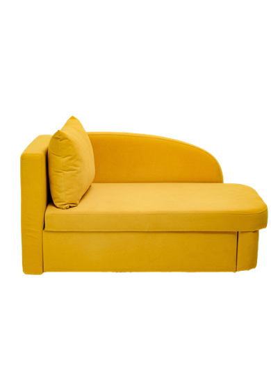 Диван-кровать левая Тедди желтый в Иваново - изображение 4