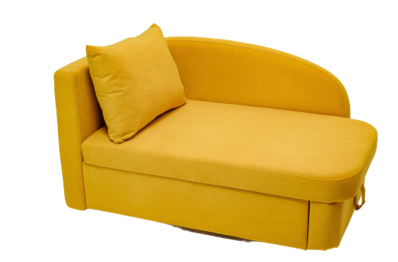 Диван-кровать левая Тедди желтый в Иваново - изображение