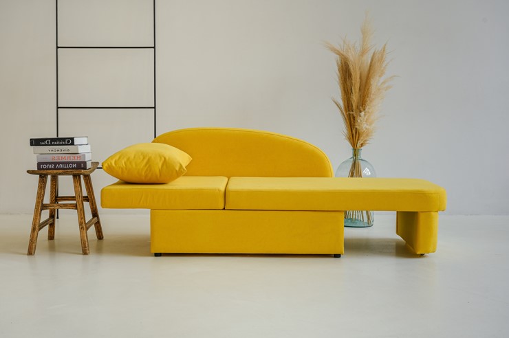 Диван-кровать левая Тедди желтый в Иваново - изображение 20