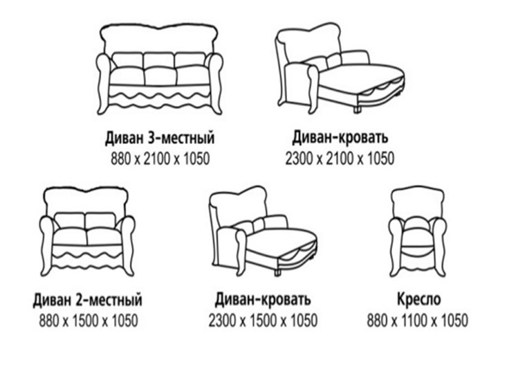 Прямой диван Барокко, ДБ3 в Иваново - изображение 7