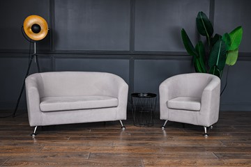 Комплект мебели Брамс  цвет бежевый диван 2Д + кресло в Иваново