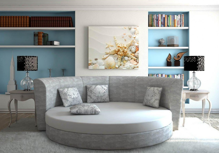 Круглый диван-кровать Смайл в Иваново - изображение 5