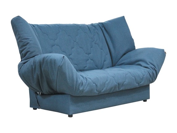 Прямой диван Ивона, темпо7синий в Иваново - изображение