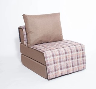 Бескаркасное кресло-кровать Харви, коричневый - квадро беж в Иваново
